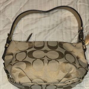 Gold Coach Shoulder bag